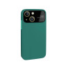 Funda Silicona Mate Cubre Cámara para iPhone 14 en 6-Colores