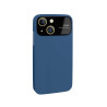 Funda Silicona Mate Cubre Cámara para iPhone 14 en 6-Colores