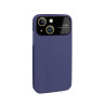 Funda Silicona Mate Cubre Cámara para iPhone 14 en 6-Colores