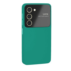Funda Silicona Mate Cubre Cámara para Samsung S23 en 6-Colores