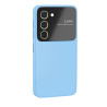 Funda Silicona Mate Cubre Cámara para Samsung S23 Plus en 6-Colores