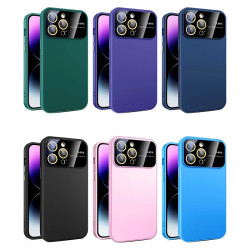 Funda Silicona Mate Cubre Cámara para Samsung S23 Ultra en 6-Colores