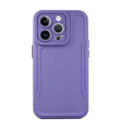 Funda Silicona Antigolpes con Cubre Camara para iPhone 14 Pro en 5-Colores