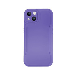 Funda Silicona Antigolpes con Cubre Camara para iPhone 14 Plus en 5-Colores