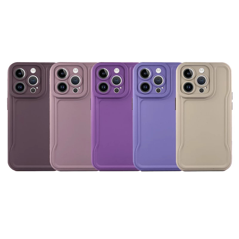 Funda Silicona Antigolpes con Cubre Camara para iPhone 13 Pro en 5-Colores