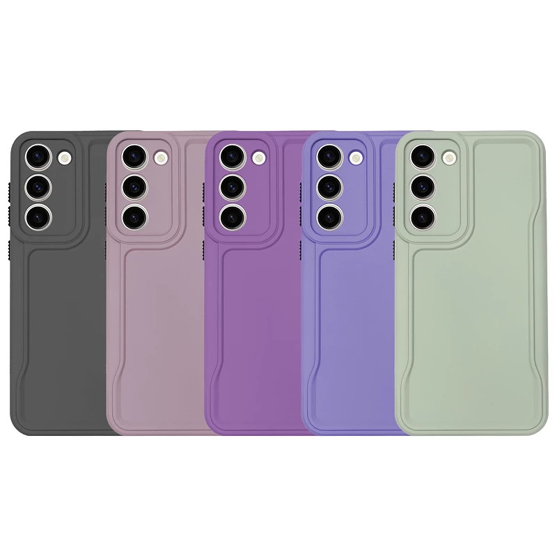 Funda Silicona Antigolpes con Cubre Camara para Samsung S23 Plus en 5-Colores