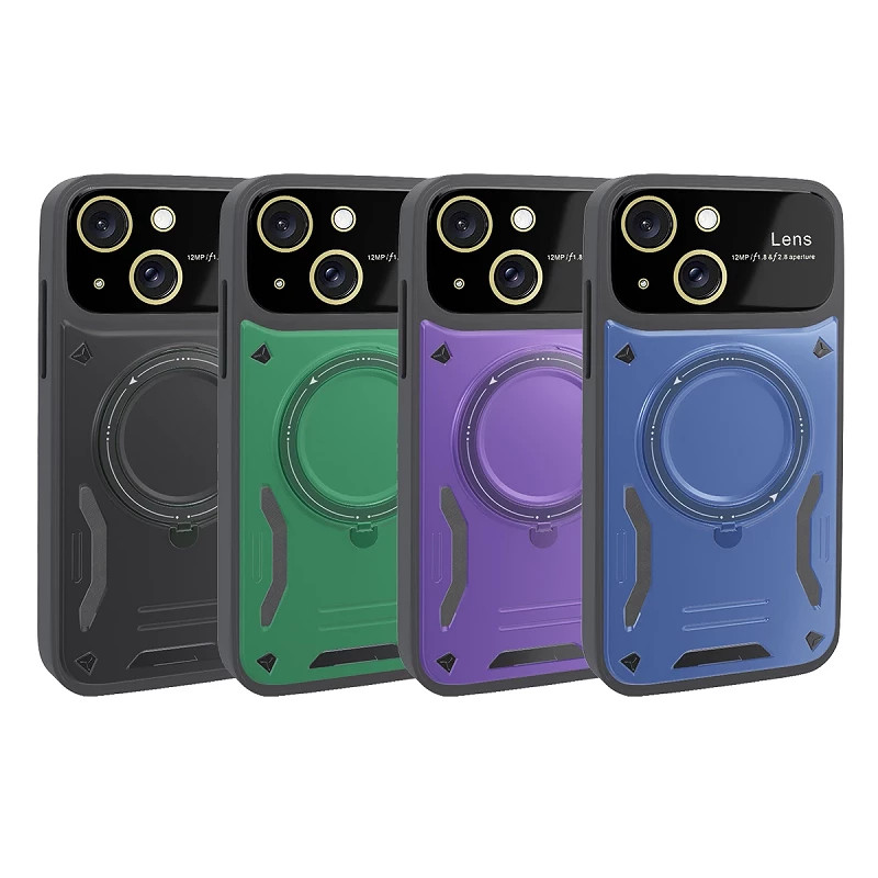 Funda Antigolpes Con Soporte iPhone 13 en 4-Colores