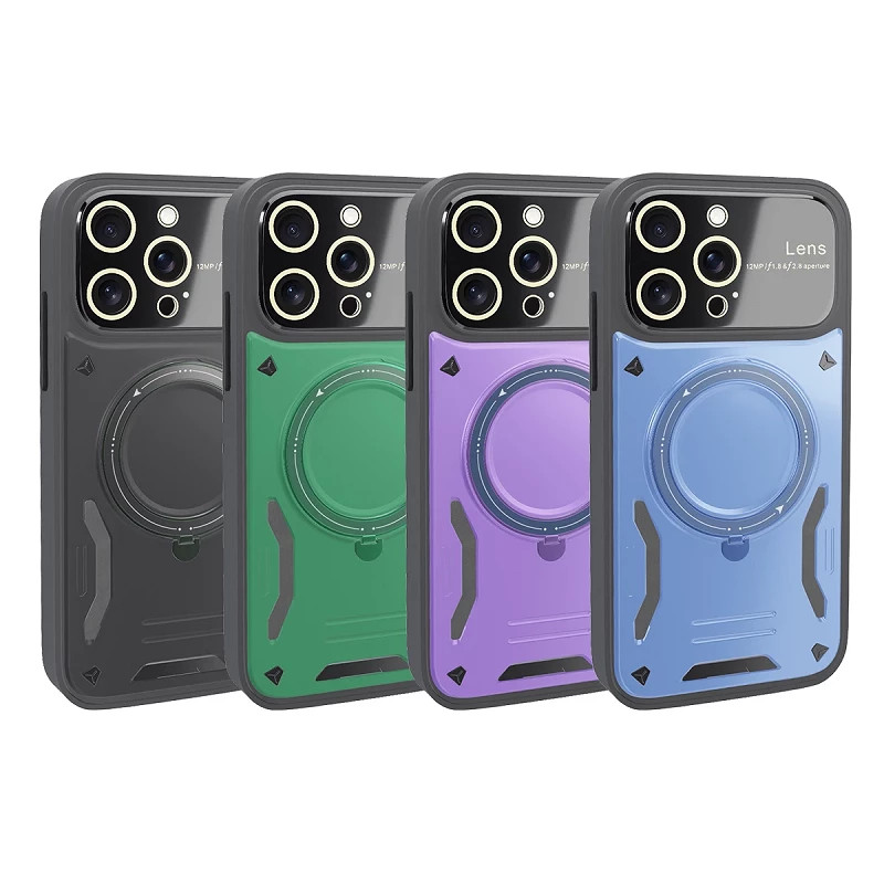 Funda Antigolpes Con Soporte iPhone 12 Pro en 4-Colores