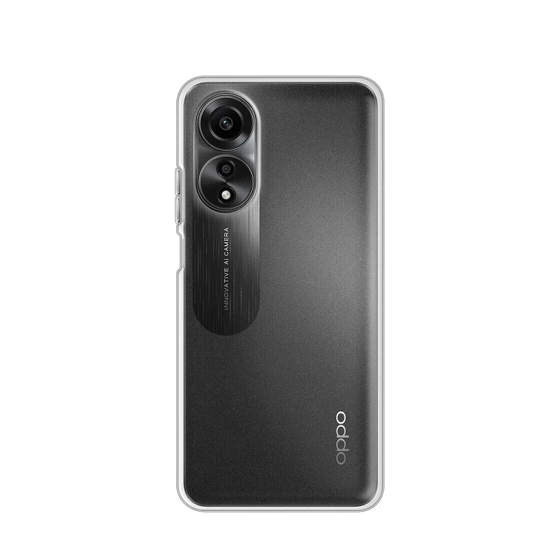 Funda Silicona Oppo A78 4G Transparente 2.0MM Extra Grosor