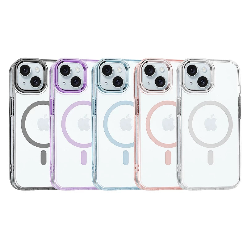 Funda Transparente Acrílica Premium iPhone 15 Plus 5-Colores
