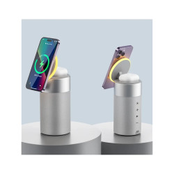 WIWU Altavoz con Carga Inalámbrica W022