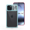 Funda Premium Anti-Golpe Gel iPhone 15 con Cámara Cubierta Deslizante