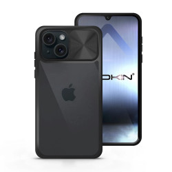 Funda Premium Anti-Golpe Gel iPhone 15 con Cámara Cubierta Deslizante