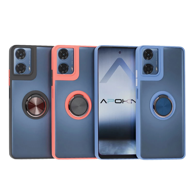 Funda Gel Moto G24 Iman con soporte Smoked