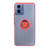 Funda Gel Moto G34 Iman con soporte Smoked