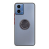 Funda Gel Moto G34 Iman con soporte Smoked