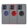 Funda Gel Moto G84 Iman con soporte Smoked