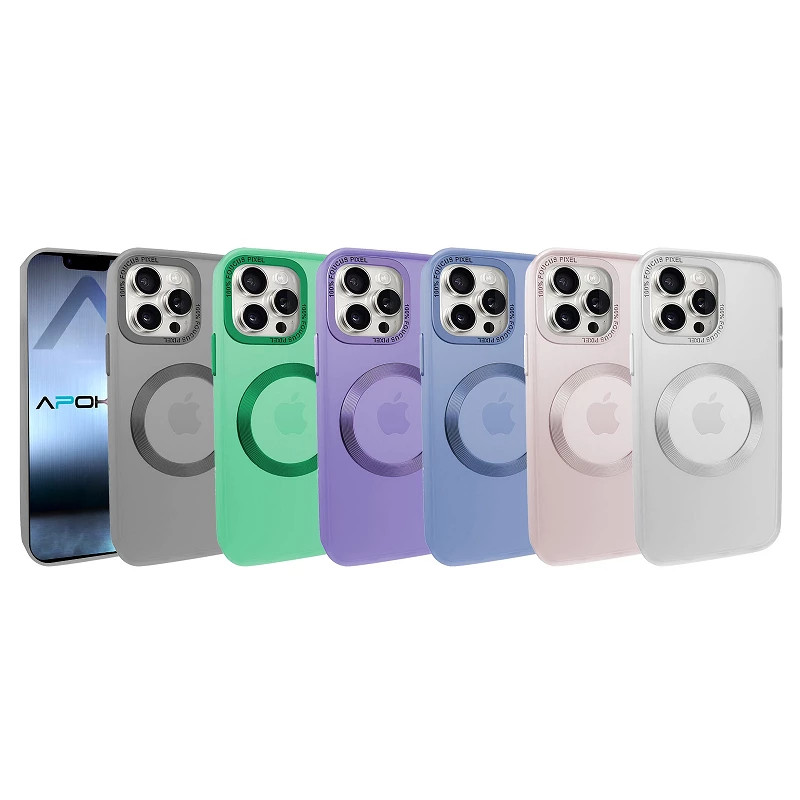 Funda Magsafe Cubre Cámara iPhone 15 Pro Max en 6-Colores