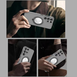 Funda Silicona Magsafe Mate Con Soporte iPhone 14 Plus en 6-Colores