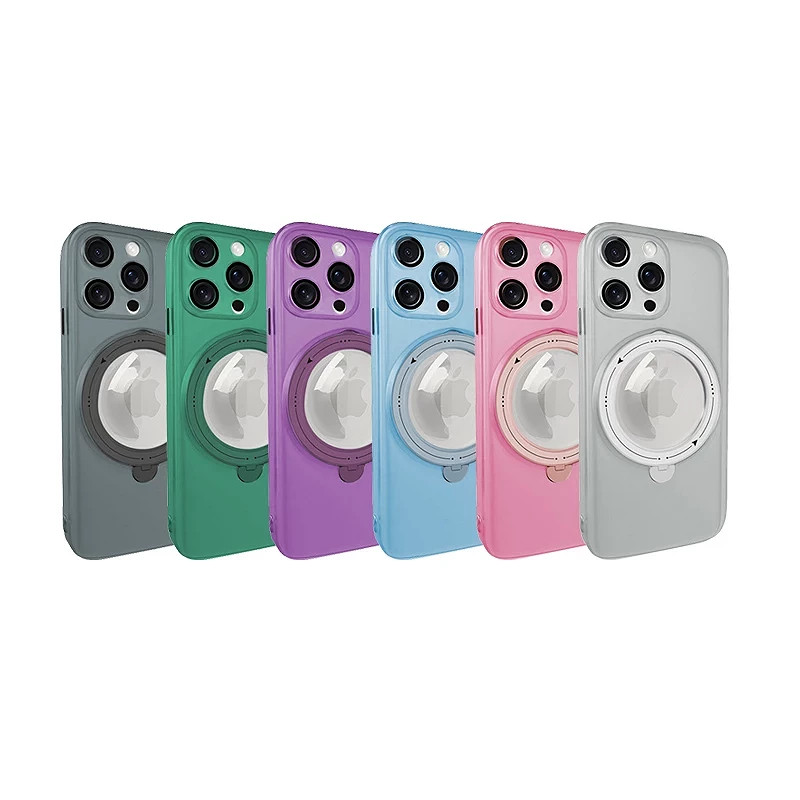 Funda Silicona Magsafe Mate Con Soporte iPhone 14 Pro en 6-Colores