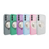 Funda Silicona Magsafe Mate Con Soporte Samsung S23 en 6-Colores