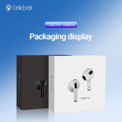 Auricular Celebrat T400-Pro Bluetooth 5.3 Blanco