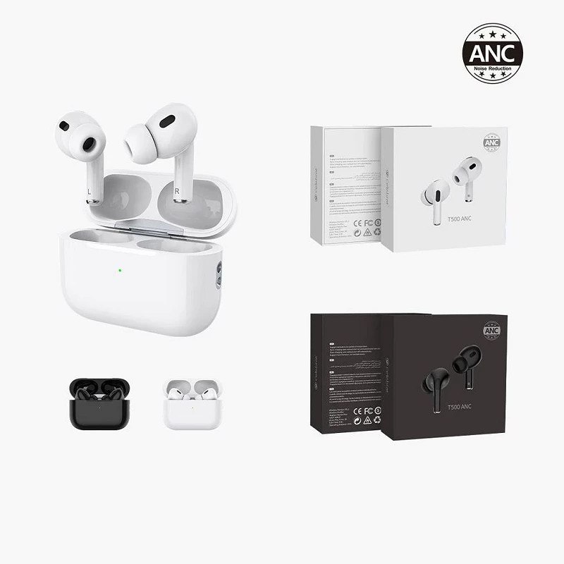 Auricular Celebrat T500-ANC Cancelacion Ruido Bluetooth 5.3 Blanco