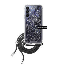 Funda Gel transparente con Cordón Samsung Galaxy A15 4-Colores
