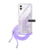 Funda Gel transparente con Cordón Samsung Galaxy A05 4-Colores