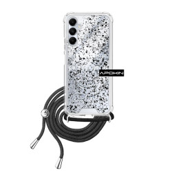 Funda Gel transparente con Cordón Samsung Galaxy A05S 4-Colores