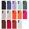 Funda Silicona Liquida Efecto Piel Samsung Galaxy S24 Ultra disponible en 14 Colores