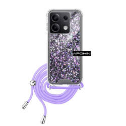 AIR* Funda Gel transparente con Cordón Xiaomi Redmi Note 13 5G 4-Colores