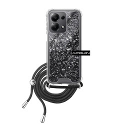 AIR* Funda Gel transparente con Cordón Xiaomi Redmi Note 13 4G 4-Colores