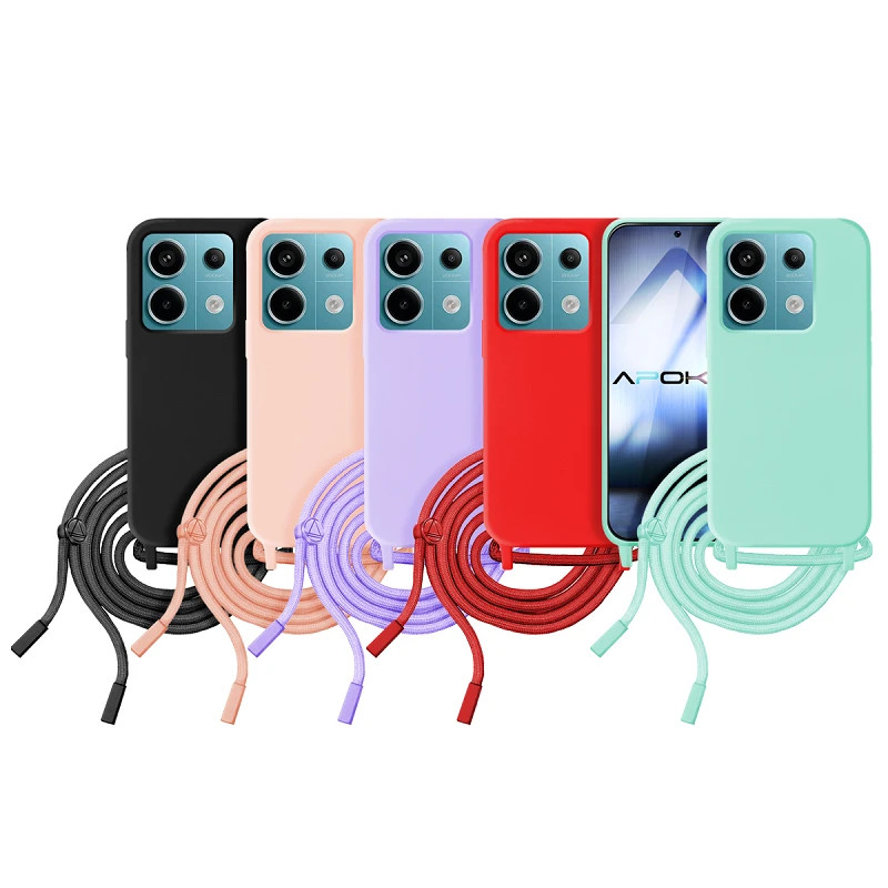 AIR* Funda suave con Cordon Xiaomi Redmi Note 13 Pro 5G 5-Colores