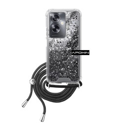 AIR* Funda Gel transparente con Cordón Oppo A79 5G 4-Colores