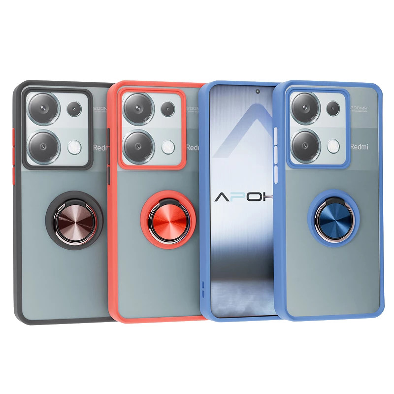 AIR* Funda Gel Xiaomi Redmi Note 13 5g Iman con soporte Smoked