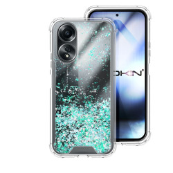 Funda Gel transparente purpurina Oppo A58 4G 4 -Colores