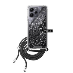 Funda Gel transparente con Cordón Xiaomi Redmi 12 4-Colores