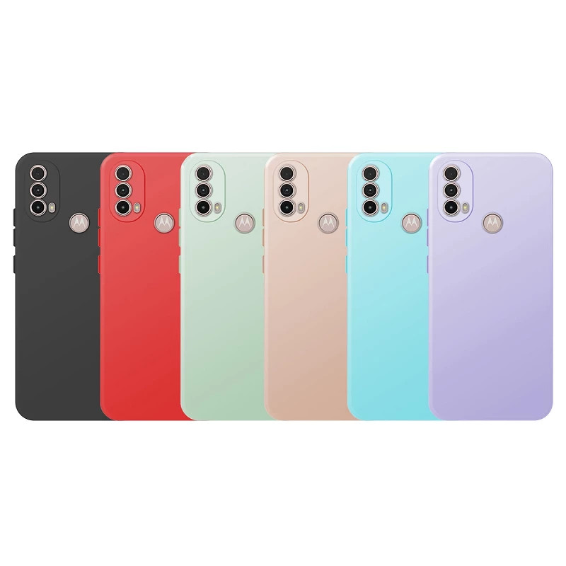 Funda Silicona Suave Moto E40 - 7 Colores