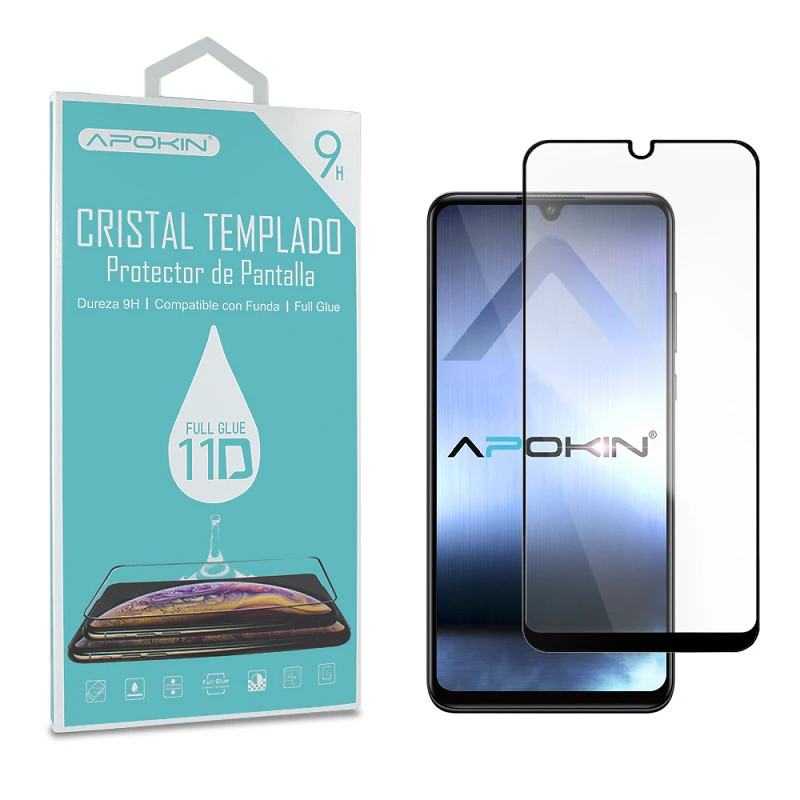 Cristal templado Full Glue 11D Premium Huawei P30 Lite Protector de Pantalla Curvo Negro