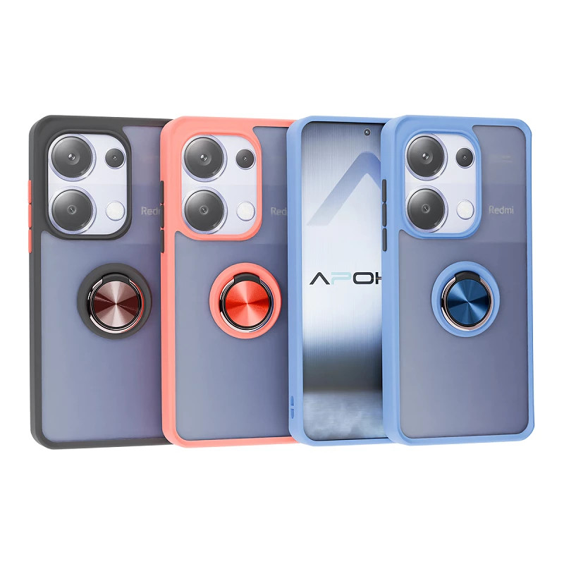 AIR* Funda Gel Xiaomi Redmi Note 13 Pro 4g Iman con soporte Smoked