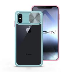 Funda Premium Anti-Golpe Gel iPhone X/XS con Cámara Cubierta Deslizante