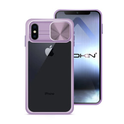 Funda Premium Anti-Golpe Gel iPhone X/XS con Cámara Cubierta Deslizante