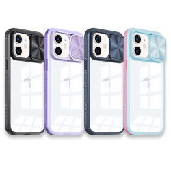 Funda Premium Anti-Golpe Gel iPhone X/XS con Cámara Cubierta Deslizante