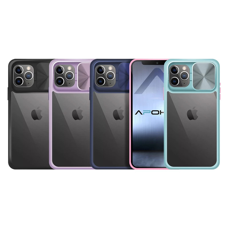 Funda Premium Anti-Golpe Gel iPhone 11 Pro Max con Cámara Cubierta Deslizante