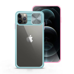Funda Premium Anti-Golpe Gel iPhone 12 Pro Max con Cámara Cubierta Deslizante