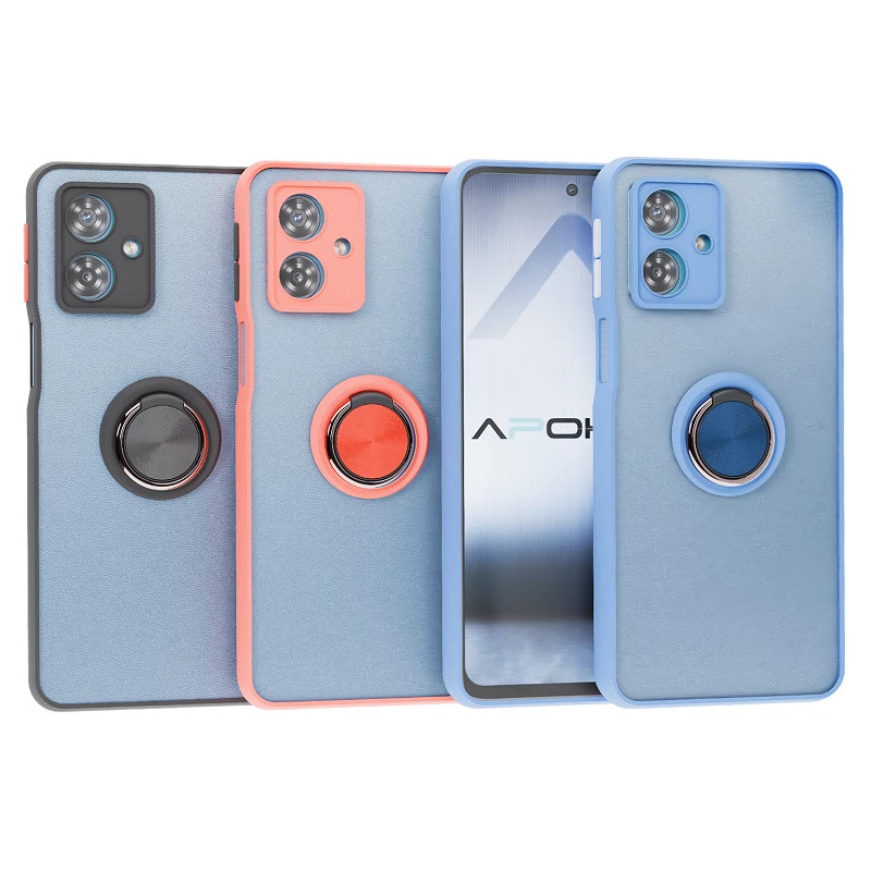 Air* Funda Gel Moto G54 Iman con soporte Smoked