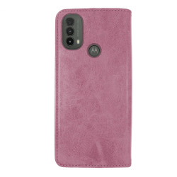 Funda Tapa con Tarjetero Moto E40 Polipiel - 4 Colores