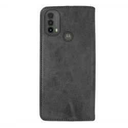 Funda Tapa con Tarjetero Moto E40 Polipiel - 4 Colores