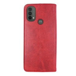Funda Tapa con Tarjetero Moto E40 Polipiel - 4 Colores
